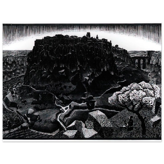 Vitorchiano Nel Cimino by M.C. Escher – art poster