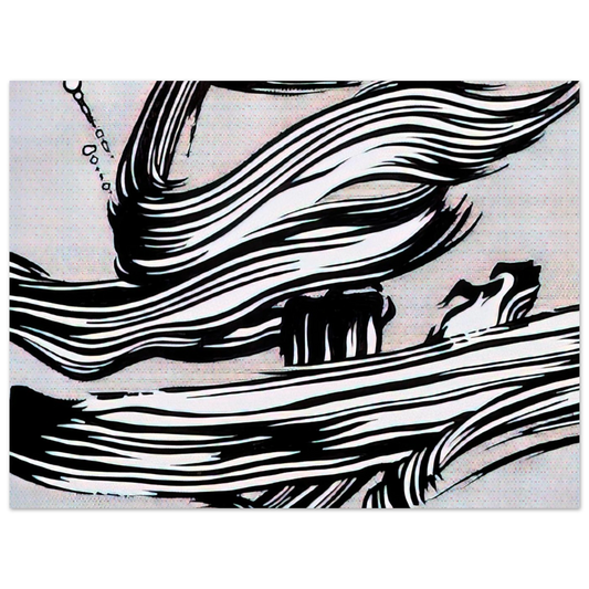 Brushstrokes by Roy Lichtenstein (1968) – art poster
