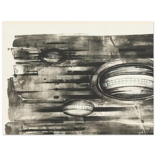 Fourth Stone by Lee Bontecou (1963) – art poster, view 2