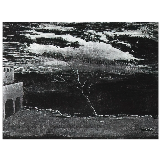 Landscape Near Ampurdan by Salvador Dali – art poster