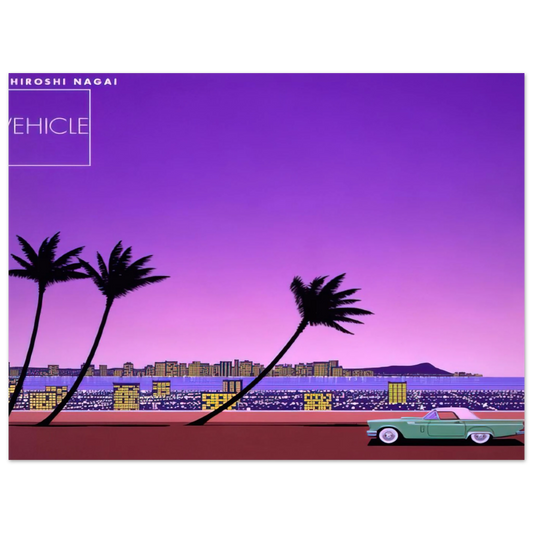 Vintage Car No. 4 by Hiroshi Nagai – art poster, view 2