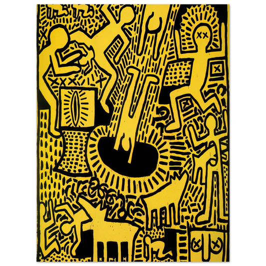 Untitled by Keith Haring (1981) – art poster, view 2