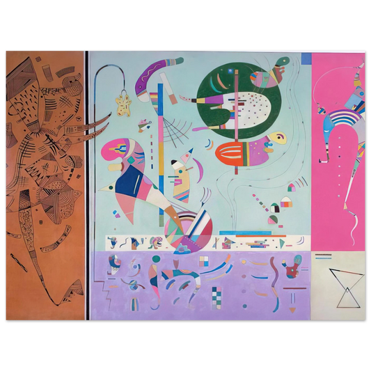 Various Parts by Wassily Kandinsky (1940) – art poster