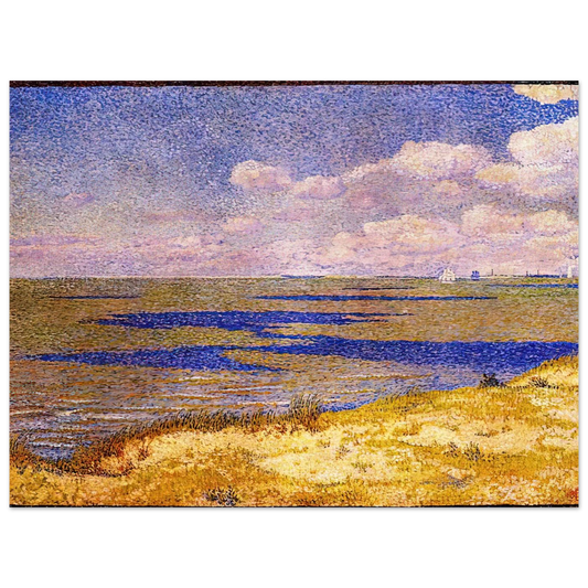 View Of The River Scheldt by Theo van Rysselberghe (1893) – art poster