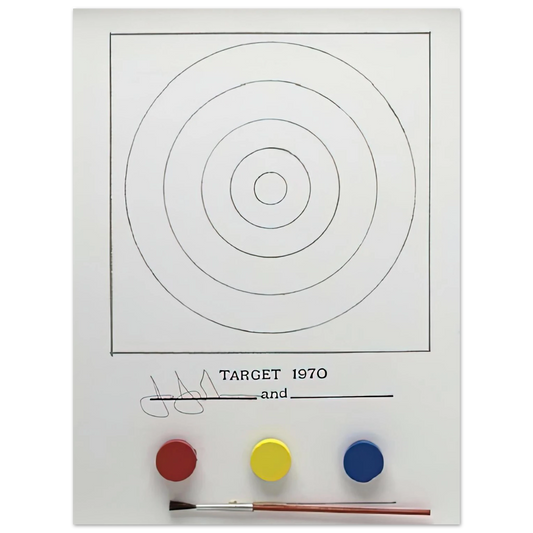 Target Ulae 89 by Jasper Johns – art poster, view 2