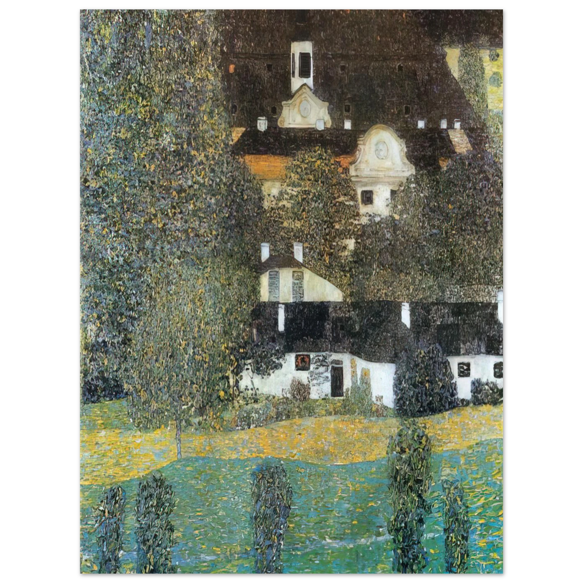 Schloss Kammer Am Attersee II by Gustav Klimt (1909) – art poster, view 2