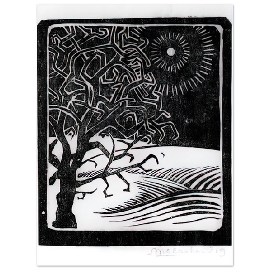 The Borger Oak by M.C. Escher – art poster