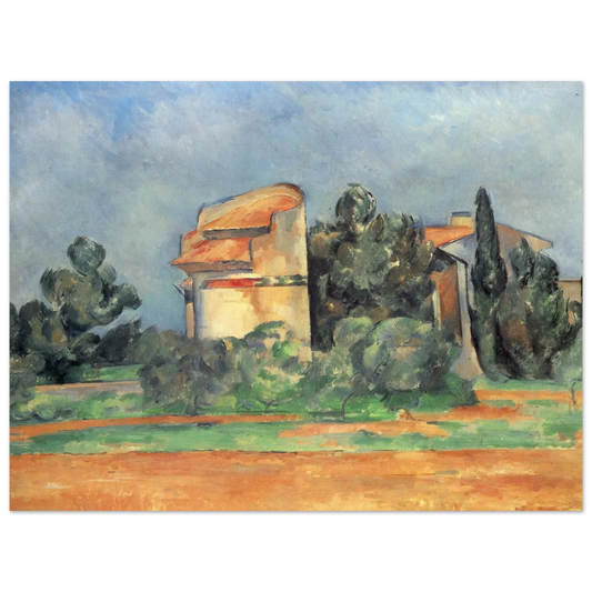 The Pigeon Tower At Bellevue by Paul Cézanne – art poster