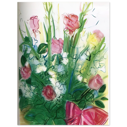 Bouquet Of Roses by Raoul Dufy – art poster