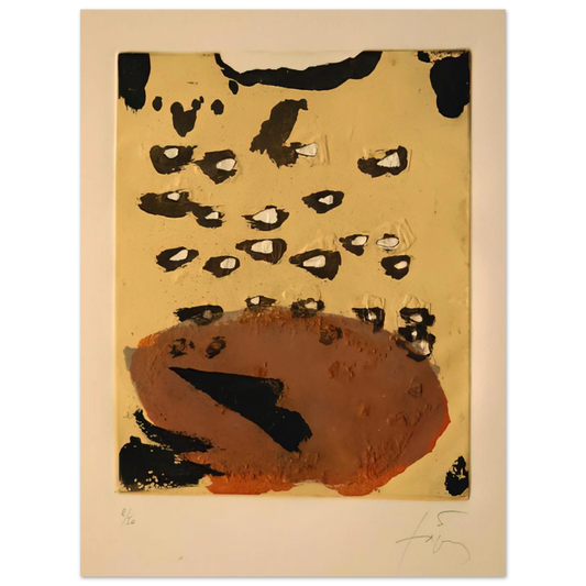 Repliquer II by Antoni Tapies (1981) – art poster, view 2