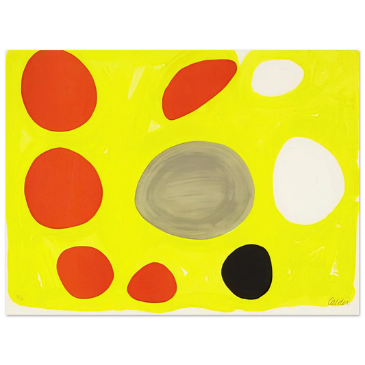 Grey Oval by Alexander Calder (1975) – art poster, view 2