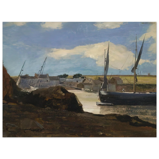 The Port Of Morgat by Odilon Redon (1882) – art poster