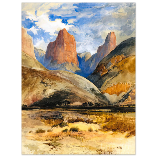 Colburns Butte South Utah by Thomas Moran – art poster