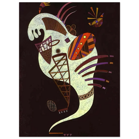 White Figure by Wassily Kandinsky (1943) – art poster
