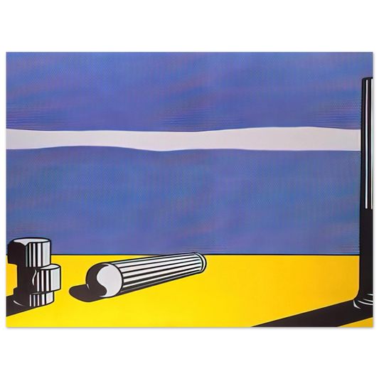 Ruins by Roy Lichtenstein (1965) – art poster