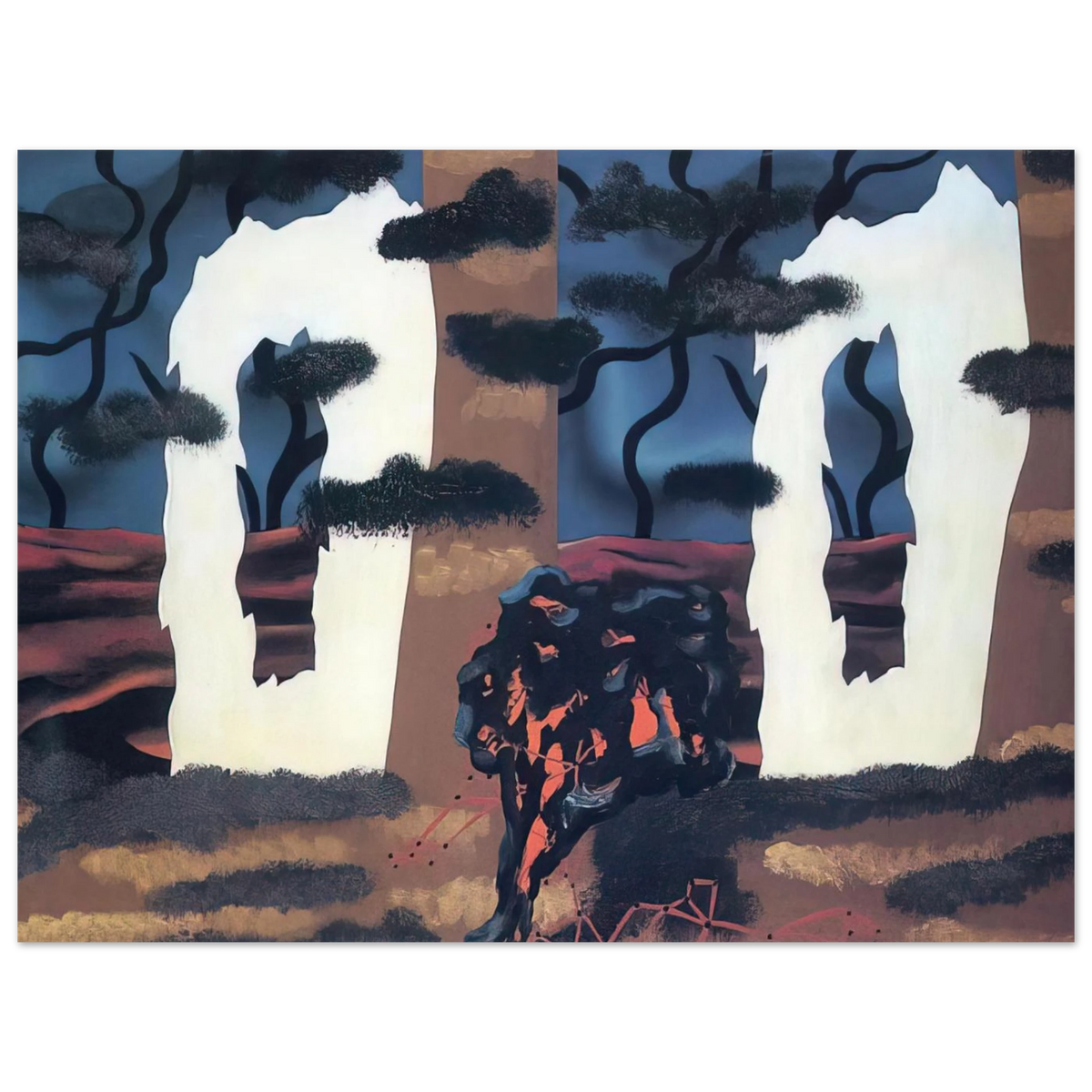 A Taste Of The Invisible by René Magritte (1927) – art poster, view 2