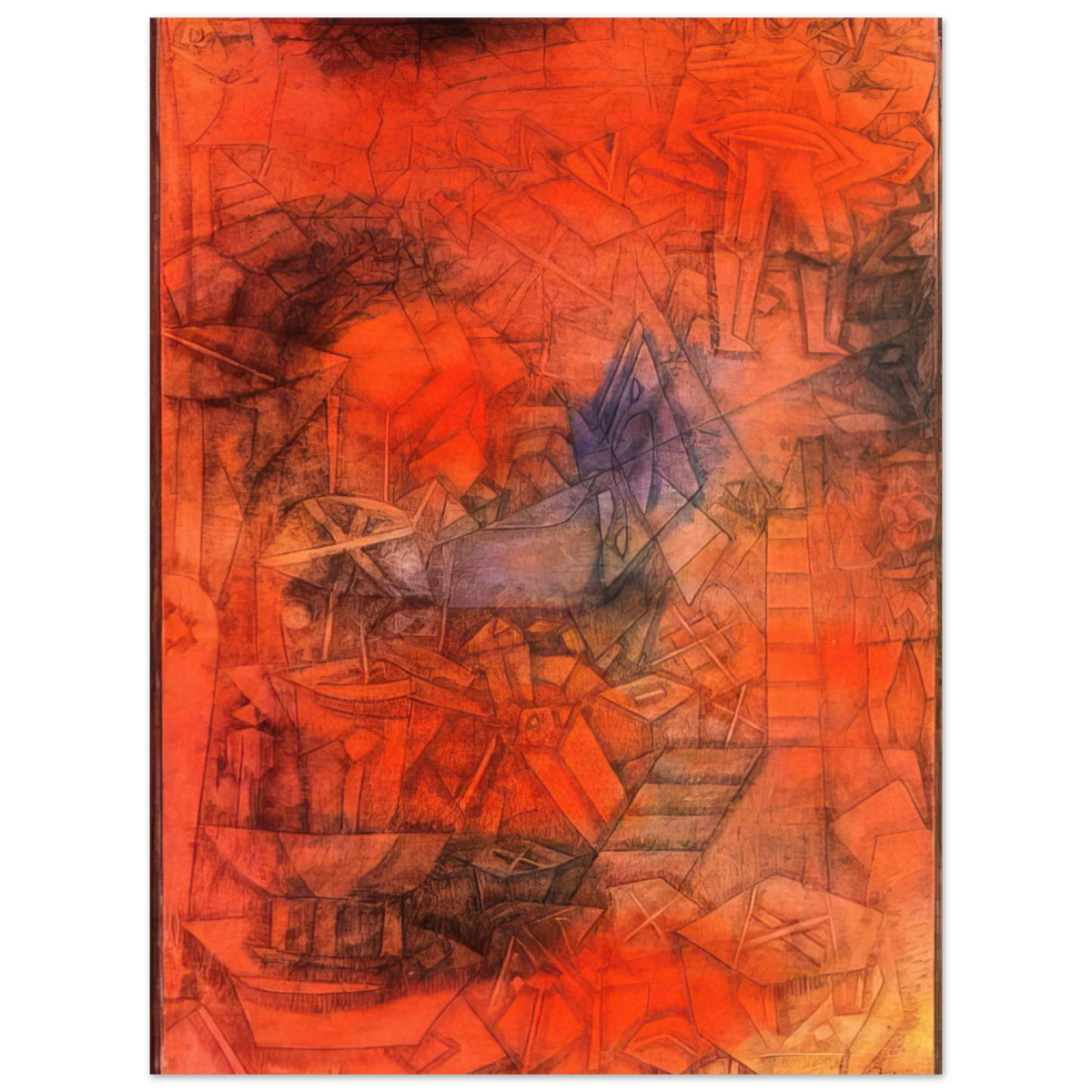 Groynes by Paul Klee (1925) – art poster, view 2