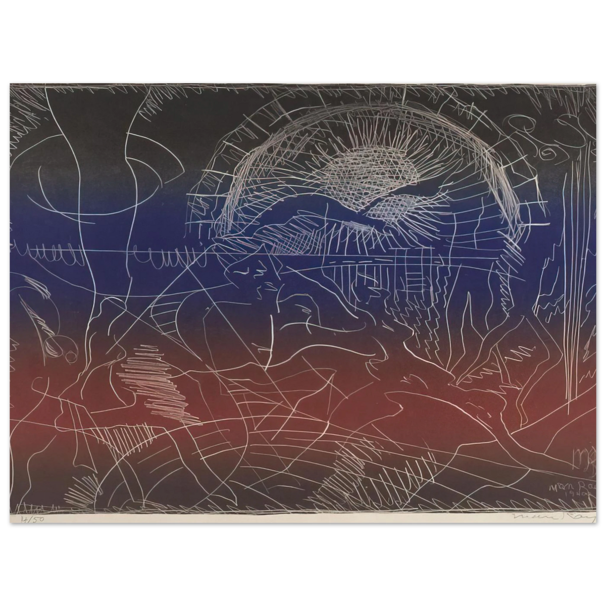 Untitled Abstract by Man Ray – art poster