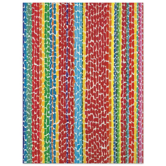 Red Violet Nursery Viewed From Above by Alma Woodsey Thomas (1970) – art poster, view 2