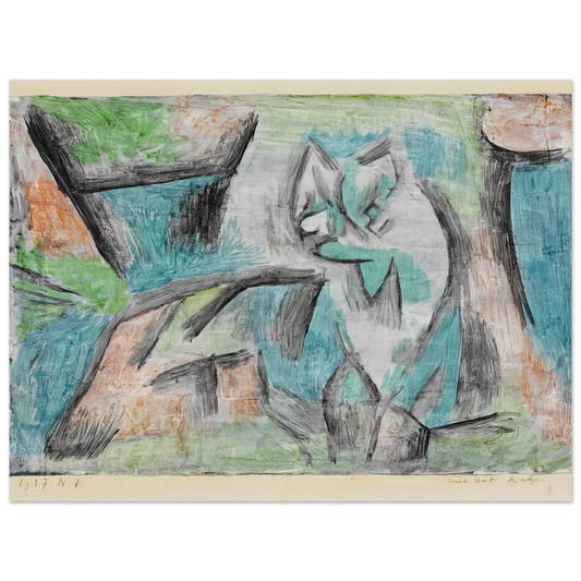 A Kind Of Cat by Paul Klee (1937) – art poster