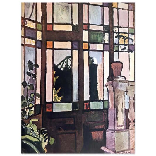 Window With Coloured Glasses by Raoul Dufy (1906) – art poster, view 2