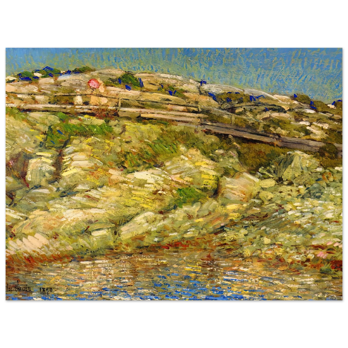 Walk Around The Island by Childe Hassam – art poster, view 2