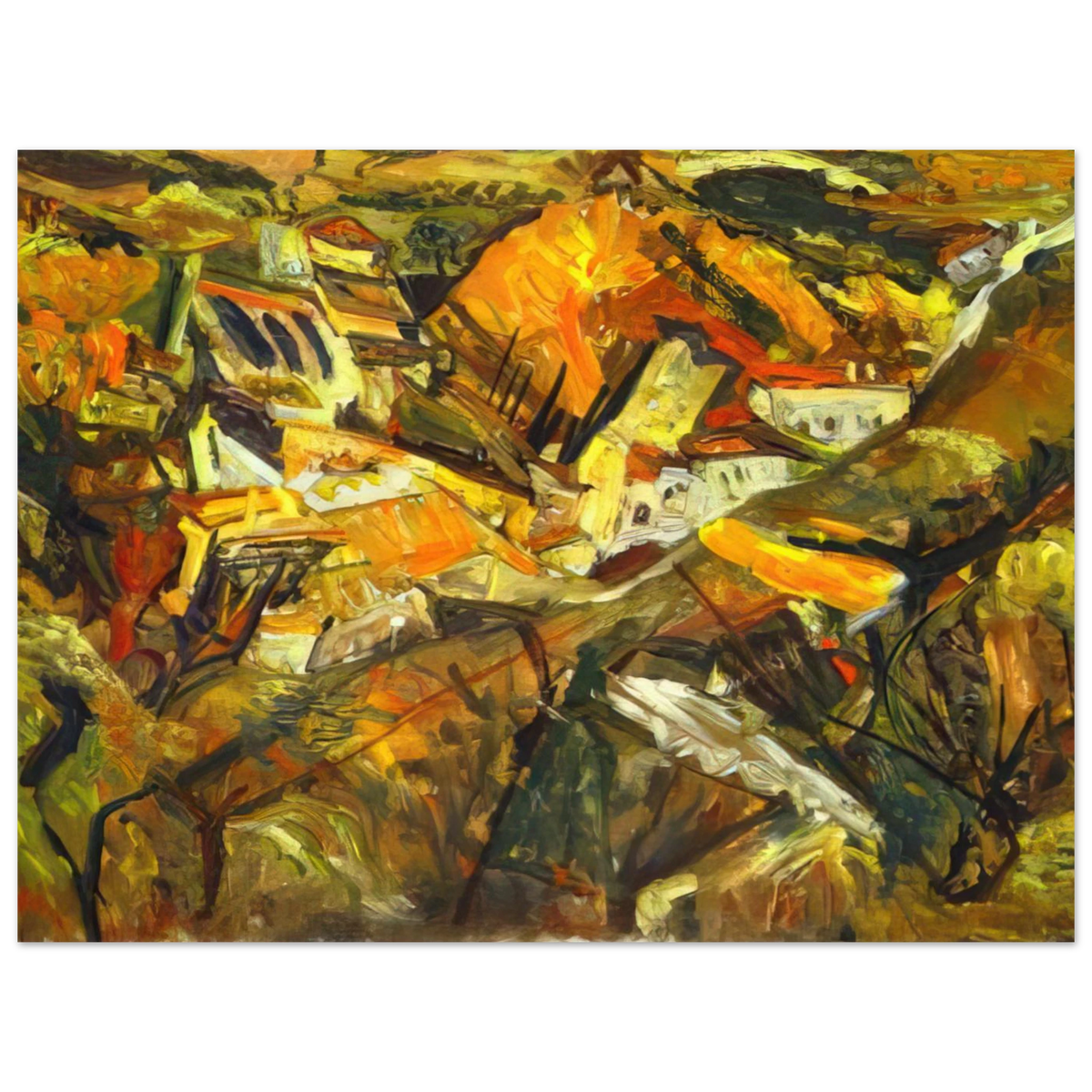 Ceret Landscape by Chaim Soutine – art poster
