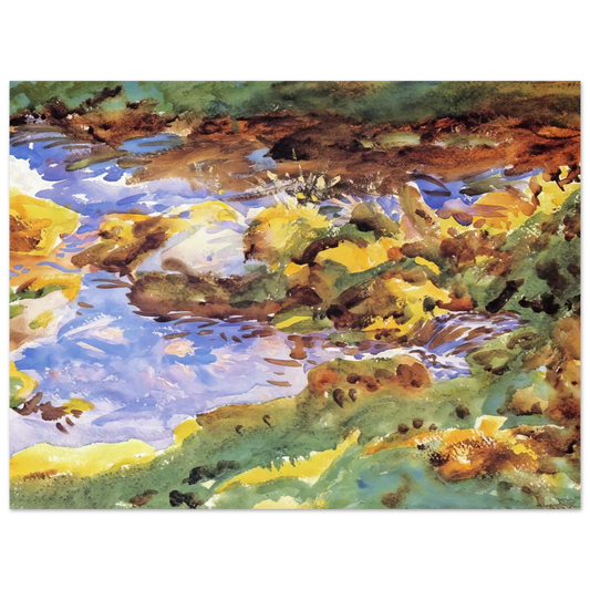 The Alps Val D'aosta, Purtud by John Singer Sargent – art poster