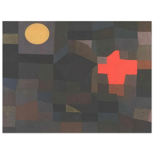 Fire Full Moon by Paul Klee (1933) – art poster