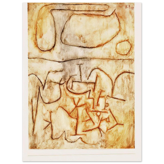 Historic Ground by Paul Klee (1939) – art poster