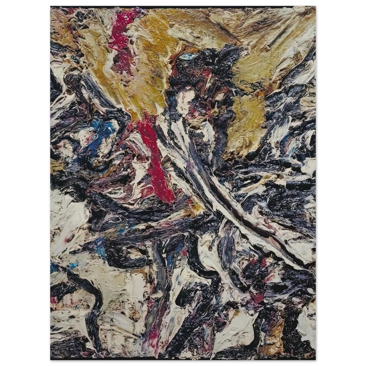 Study After Titian II by Frank Auerbach – art poster, view 2