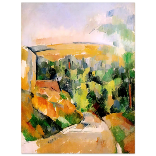 The Bend In The Road by Paul Cézanne – art poster, view 2