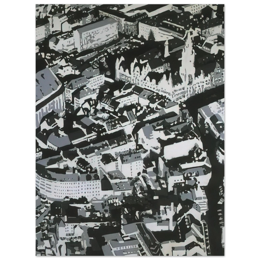 Townscape Mu by Gerhard Richter (1968) – art poster