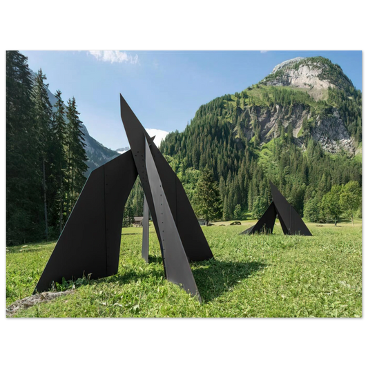 Four Planes Escarpe by Alexander Calder (1967) – art poster