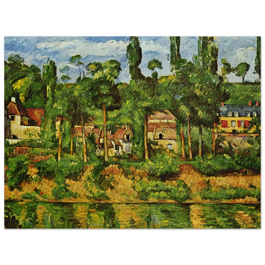 The Chateau De Medan by Paul Cézanne – art poster, view 2