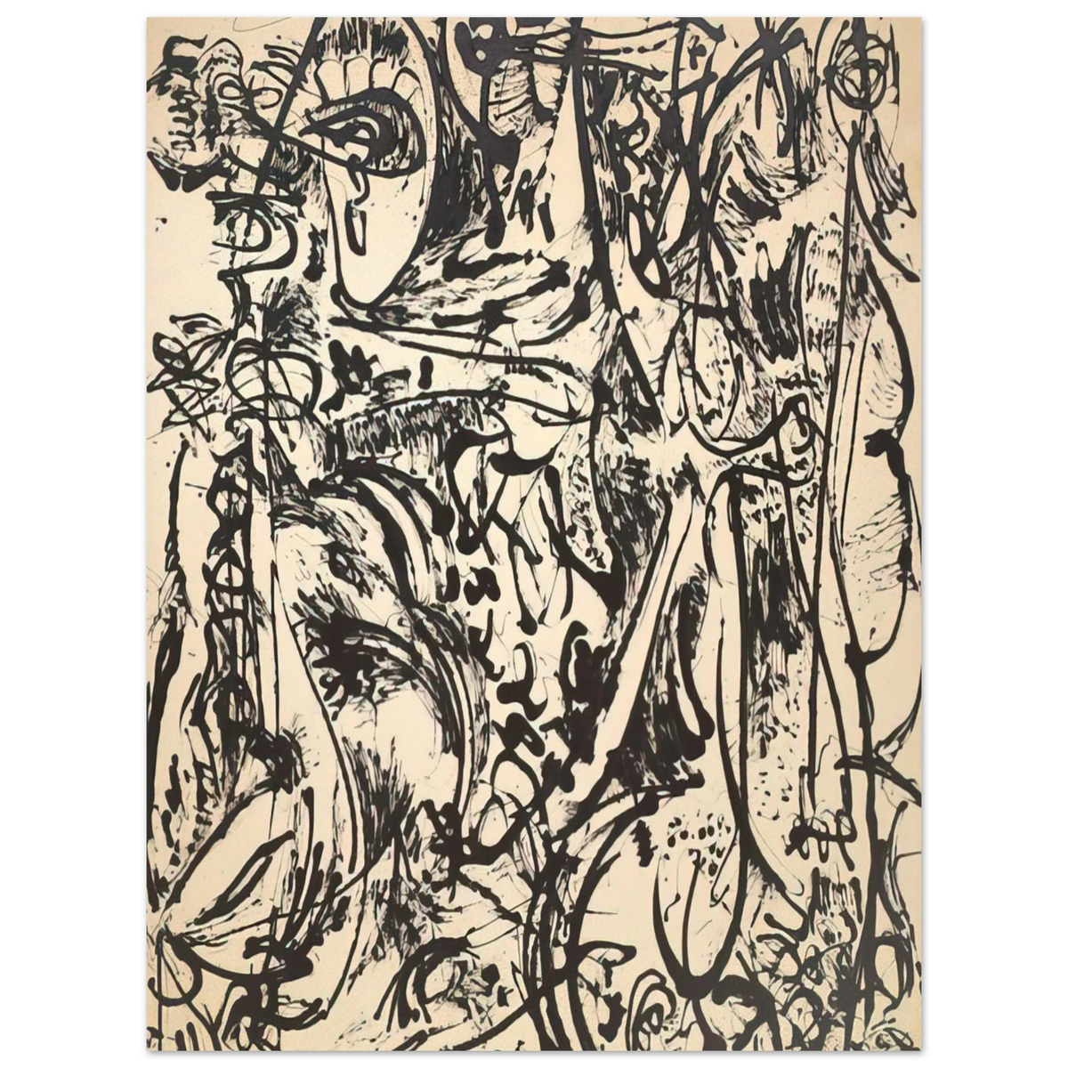 Echo by Jackson Pollock (1951) – art poster, view 2