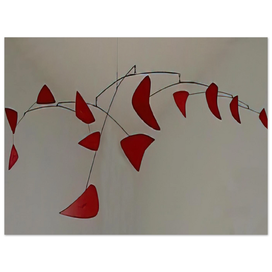 Red Mobile by Alexander Calder (1956) – art poster