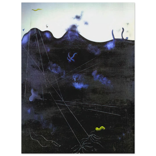 Blue Bed by Yves Tanguy – art poster