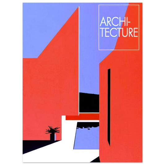 Building No. 8 by Hiroshi Nagai – art poster