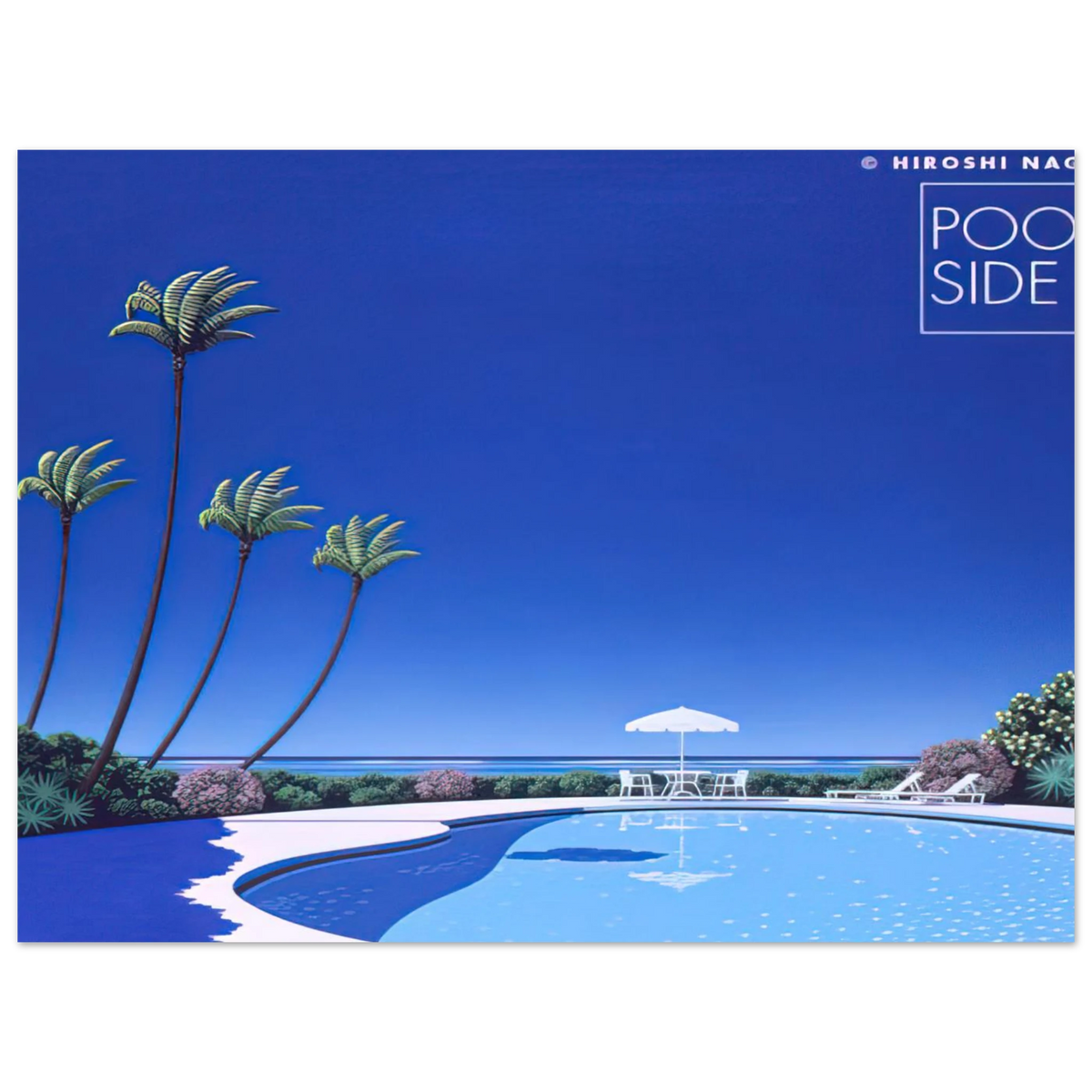 Poolside No. 23 by Hiroshi Nagai – art poster, view 2