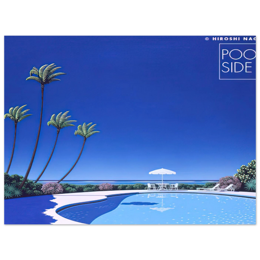 Poolside No. 23 by Hiroshi Nagai – art poster, view 2