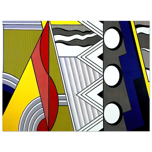 Modern Painting With Clef by Roy Lichtenstein (1967) – art poster