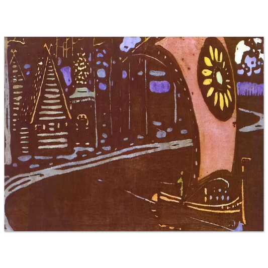 The Golden Sail by Wassily Kandinsky (1903) – art poster, view 2