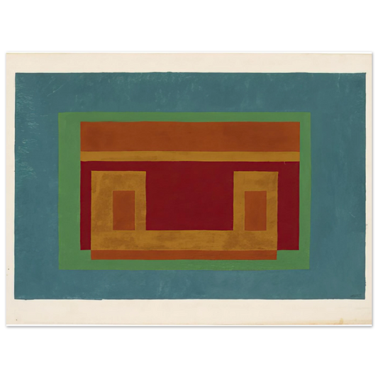 Variant Adobe by Josef Albers (1947) – art poster