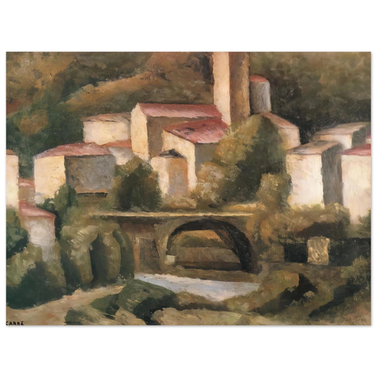 San Giacomo Di Varallo by Carlo Carra (1924) – art poster, view 2