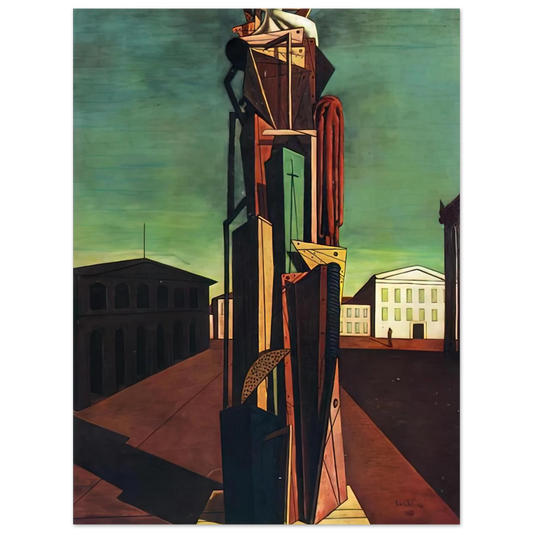 The Great Metaphysician by Giorgio de Chirico (1917) – art poster