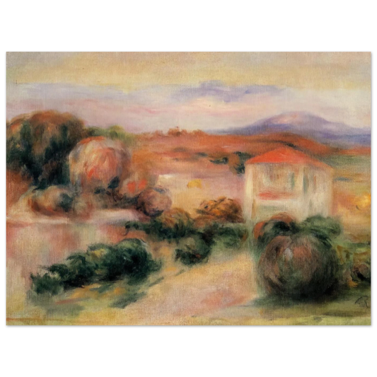 White Houses by Pierre-Auguste Renoir – art poster