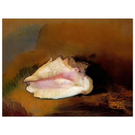 The Seashell 1 by Odilon Redon (1912) – art poster, view 2