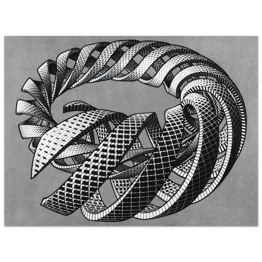 Spirals by M.C. Escher – art poster, view 2
