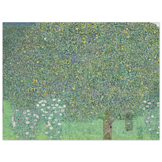 Roses Under The Trees by Gustav Klimt – art poster